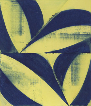 Untitled ("Rangiroa"), 2008, gouache on paper, 8 x 7" (image), 12.5 x 9.125"