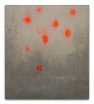 Fragments of Light #4, 2014, oil on canvas, 30 x 27"