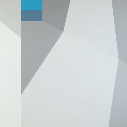 Blue View, 1974, acrylic on canvas, 60 x 60"