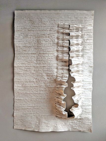 Caughie, Unbleached artist canvas, 75 x 50"