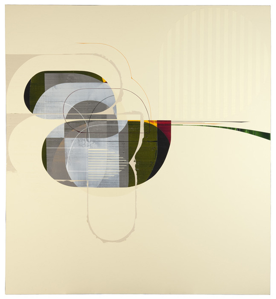 Alex Couwenberg, Makai, acrylic on canvas, 72 x 66"