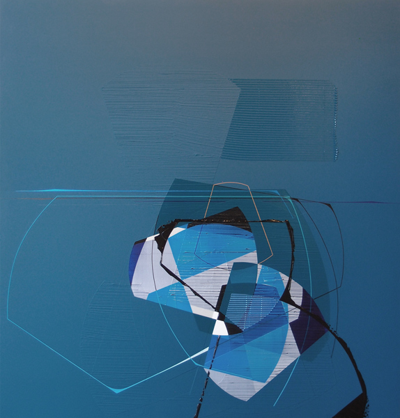 Alex Couwenberg, Powerflex, acrylic on canvas, 60 x 58"