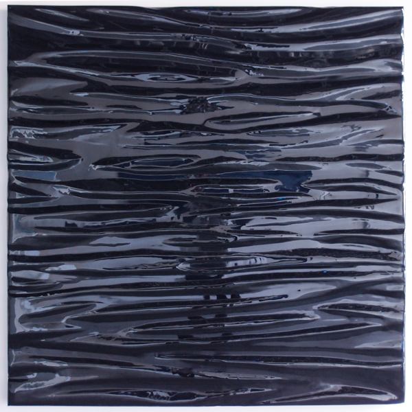 Pierce Meehan, Ups and Downs, recycled EPS, acrylic, resin, 72 x 72"