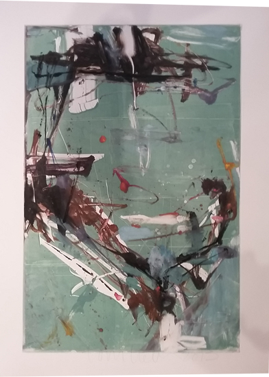 Tom Lieber, DC-6, monotype, 35 x 24"