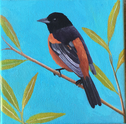 image of artwork by Astrid Preston titled Orchard Oriole 2