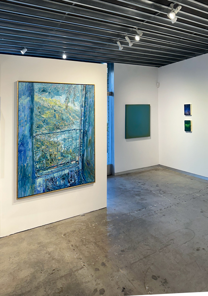 image of artwork installed on gallery walls