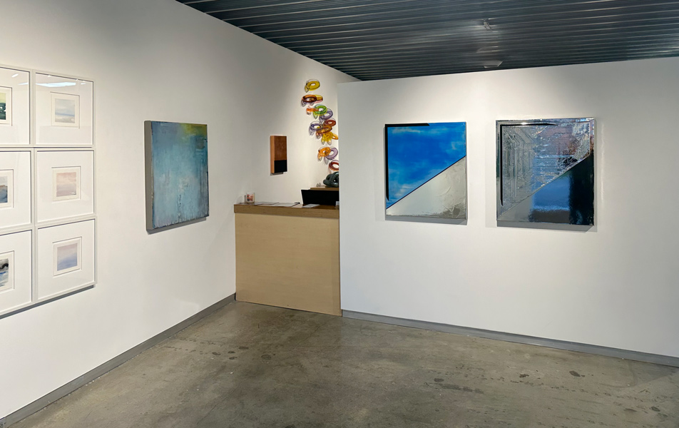 image of artwork installed on gallery walls