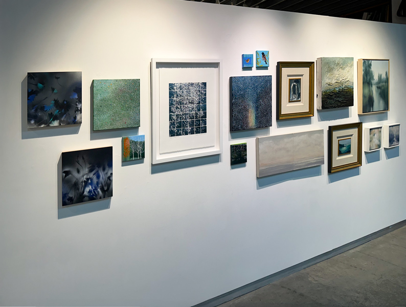 image of artwork installed on gallery walls