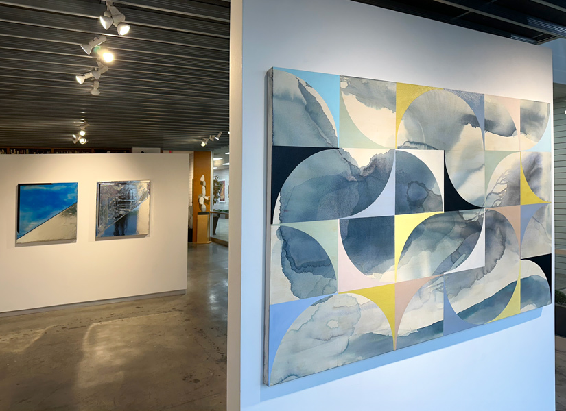 image of artwork installed on gallery walls