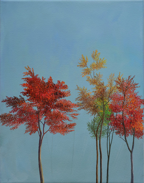 image of artwork by Astrid Preston titled Red Maples