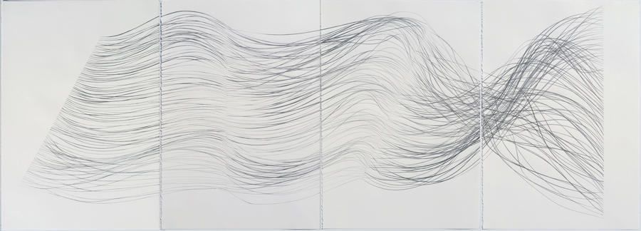 image of artwork by Ann Marie Rousseau titled Fine Line Quartet