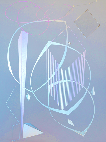 image of artwork by Ann Marie Rousseau titled Silver Moon