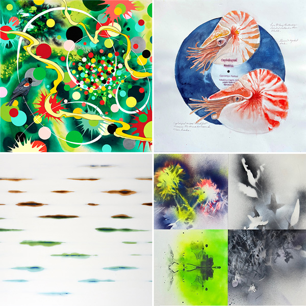 image of grid of four artworks